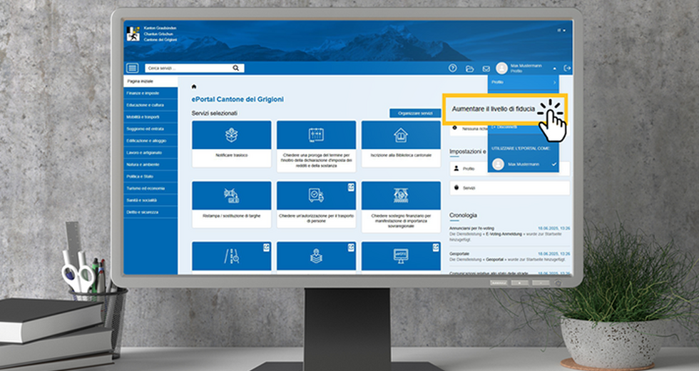 Nuova funzionalità nell'ePortal